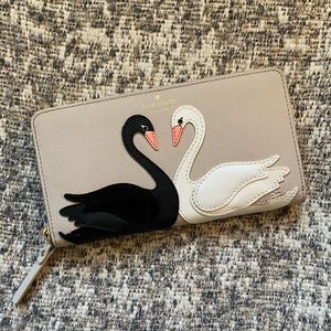 Kate Spade “Swan Around” wallet